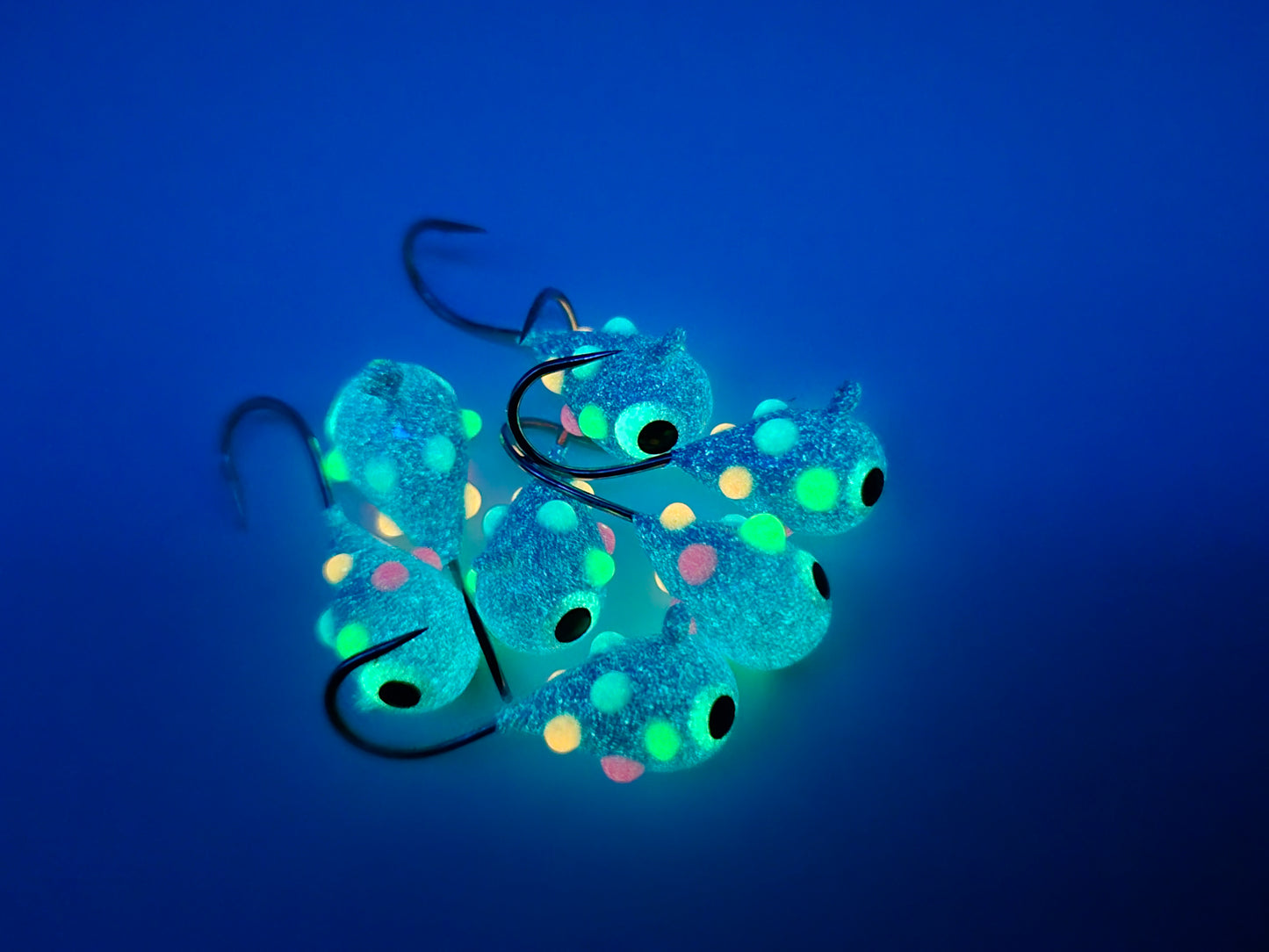 Mormyska blå epoxy GLOW