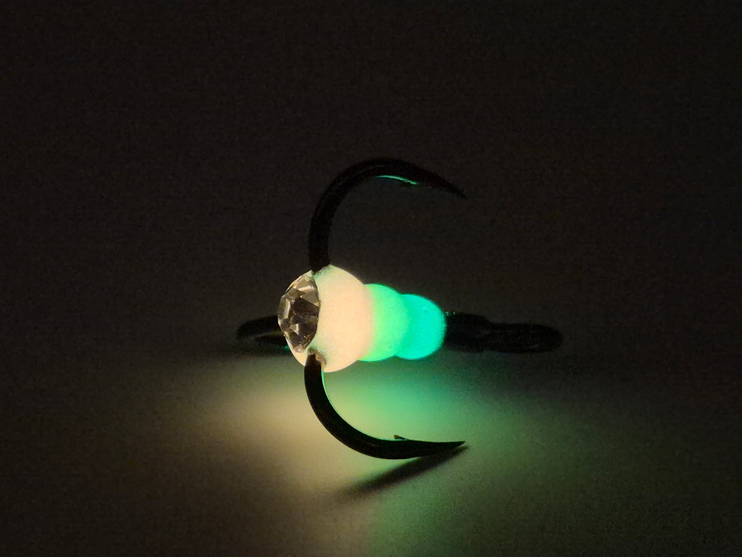 Limkrok trekrok röd/grön/blå epoxy GLOW