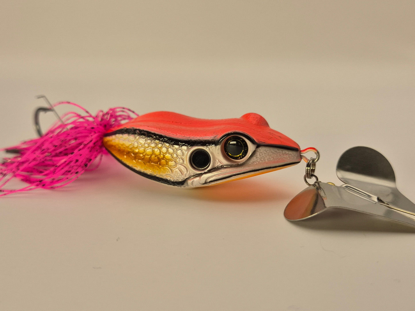 Killer Frog top water fishing bait buzzbait Red colour