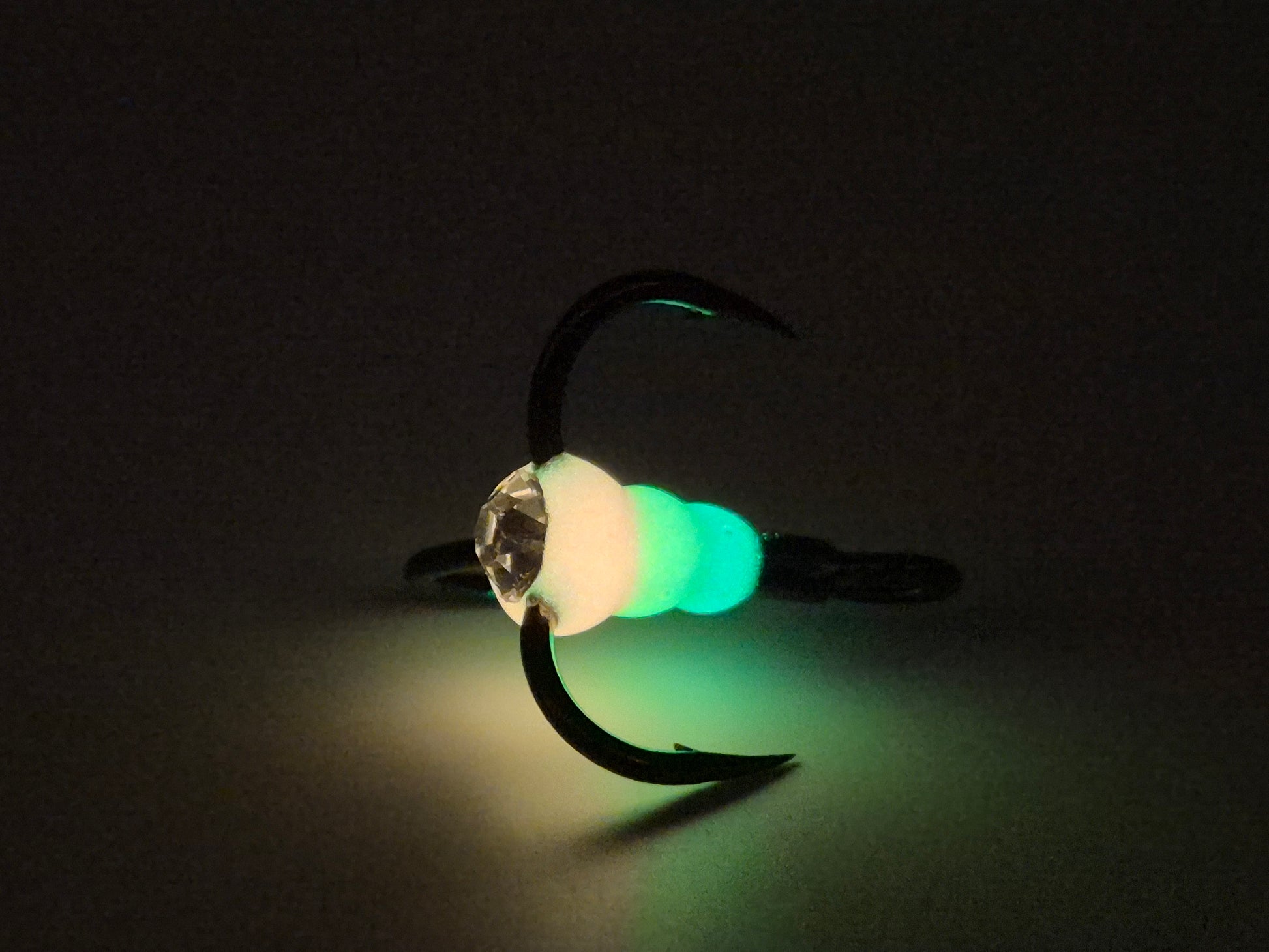 Limkrok trekrok röd/grön/blå epoxy GLOW