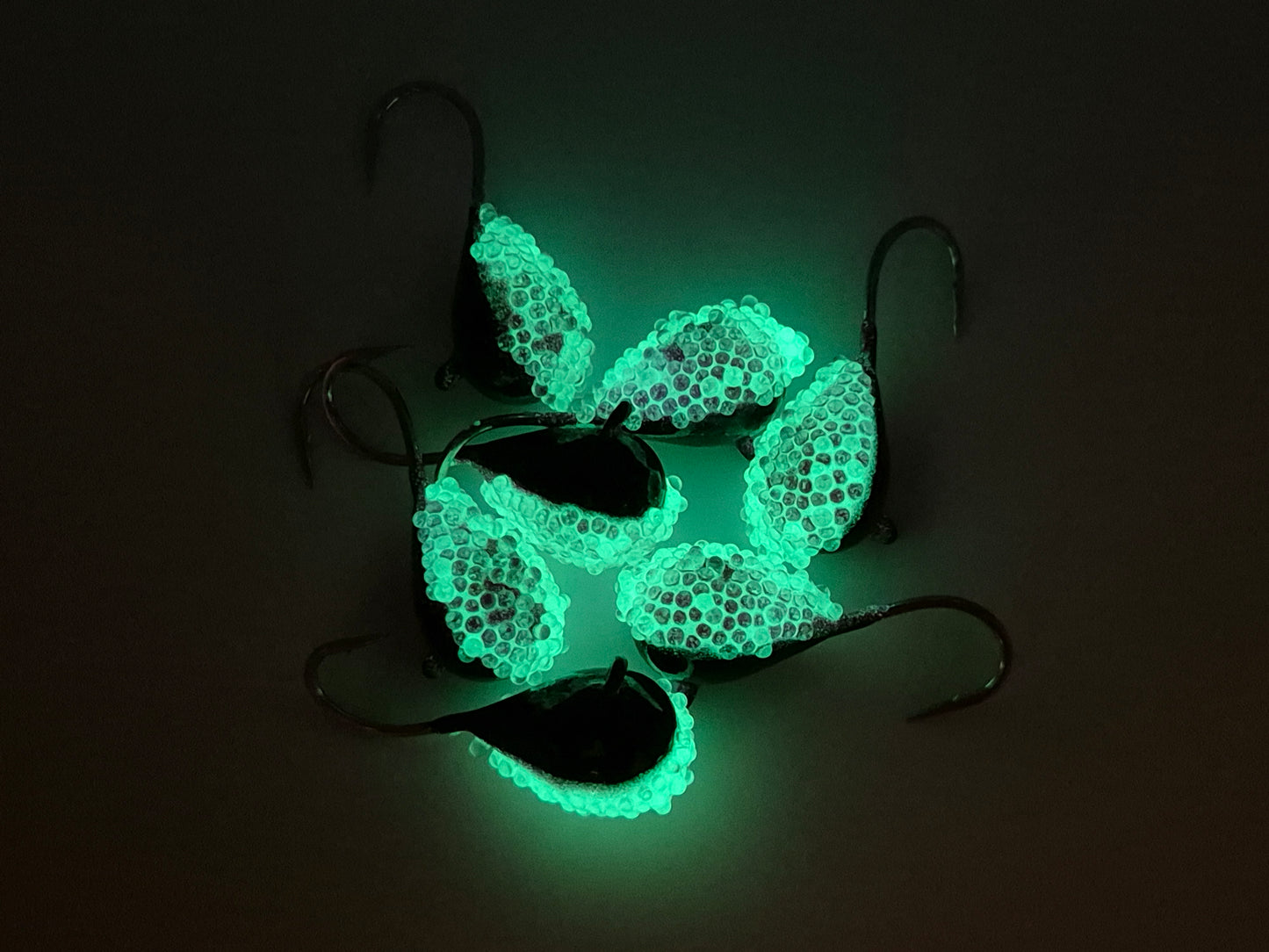 Hälsingemyskan lila kaviar GLOW vy från ovan