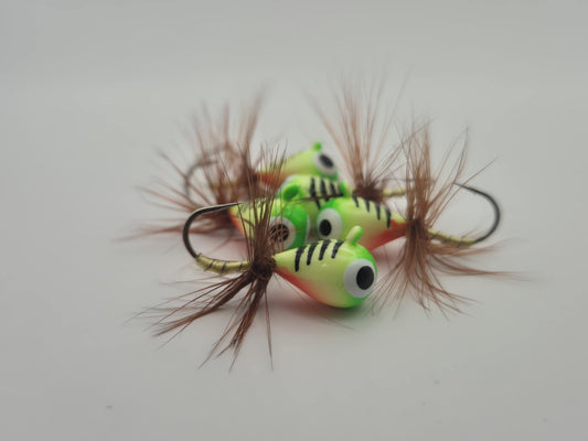 Mormyska Grön tiger med fluga